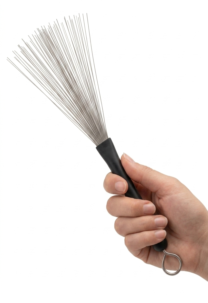 Conductive Drum Brush, Retractable, for use with our Violet Wand - Image 2